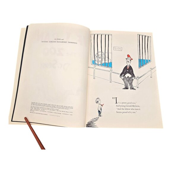 IF I Ran The Zoo by Dr. Seuss Paperback Soft Cover Book 1950 Renewed 1978 - Picture 7 of 15